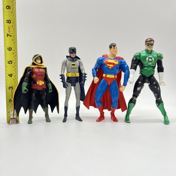 DC Comics Action Figure Lot King Shark Robin 1966‎ Batman Superman Green Lantern - Picture 2 of 7